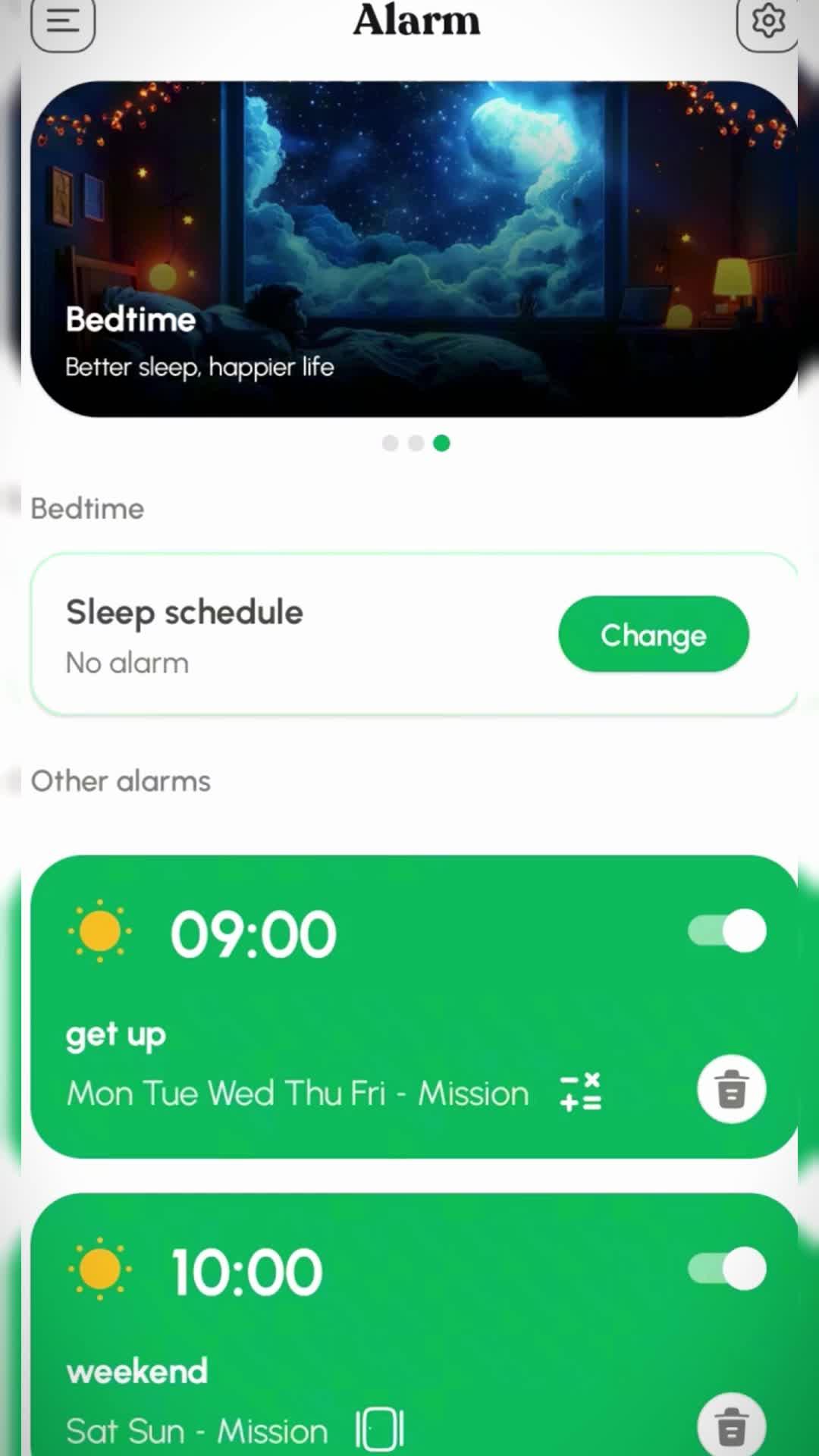 Practical alarm clock software