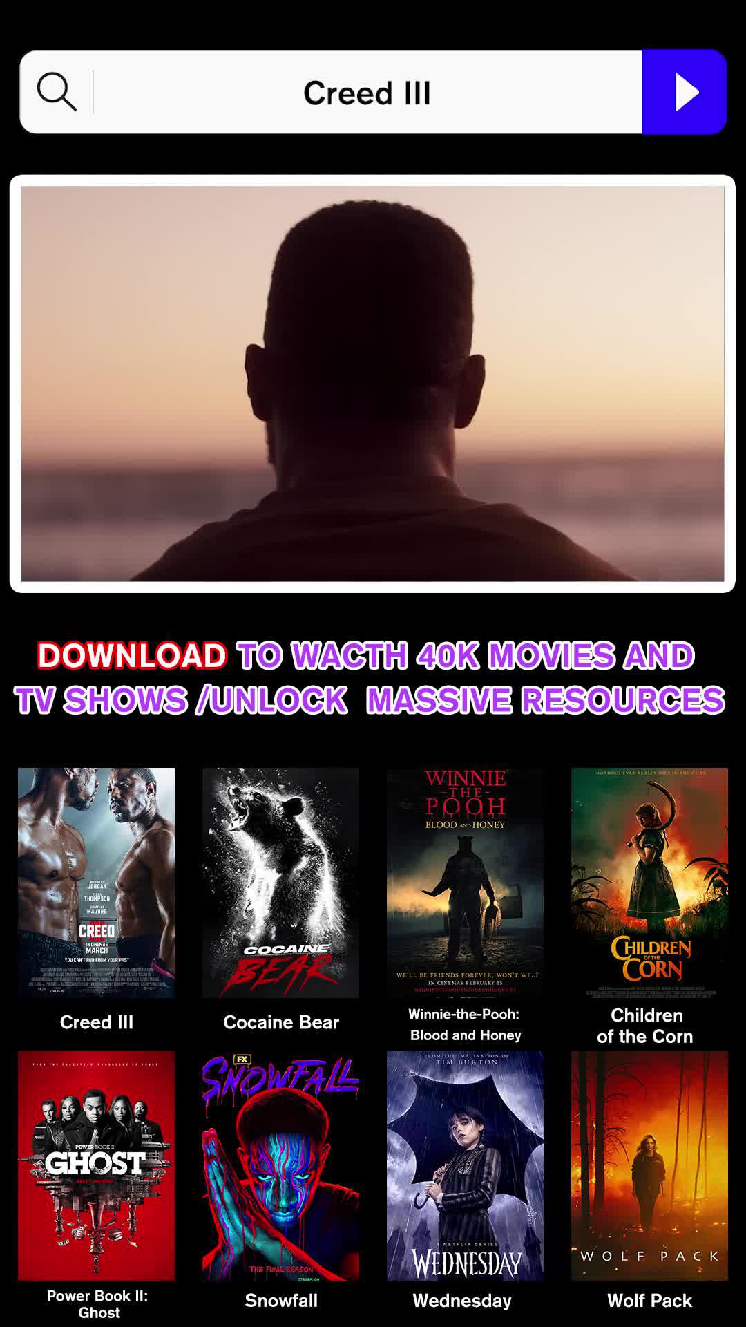 Play popular movies on your mobile anytime, anywhere!