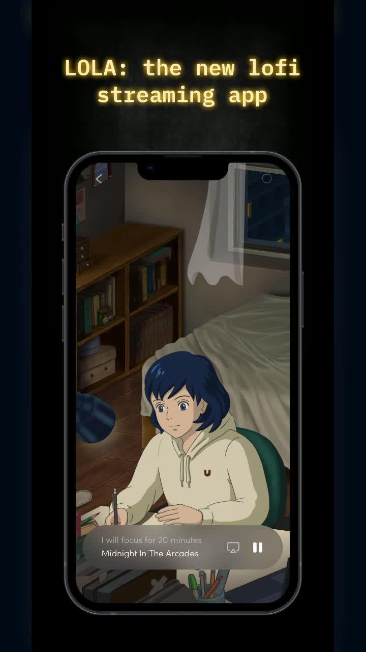 Chill, focus or fall asleep with Lofi beats & animations.