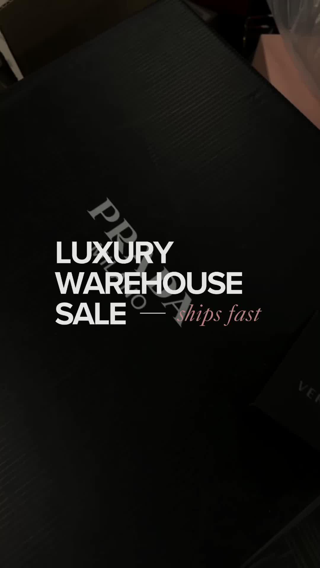Warehouse Sale Just got SWEETER! Use Code: EXTRA10 48 Hours only.