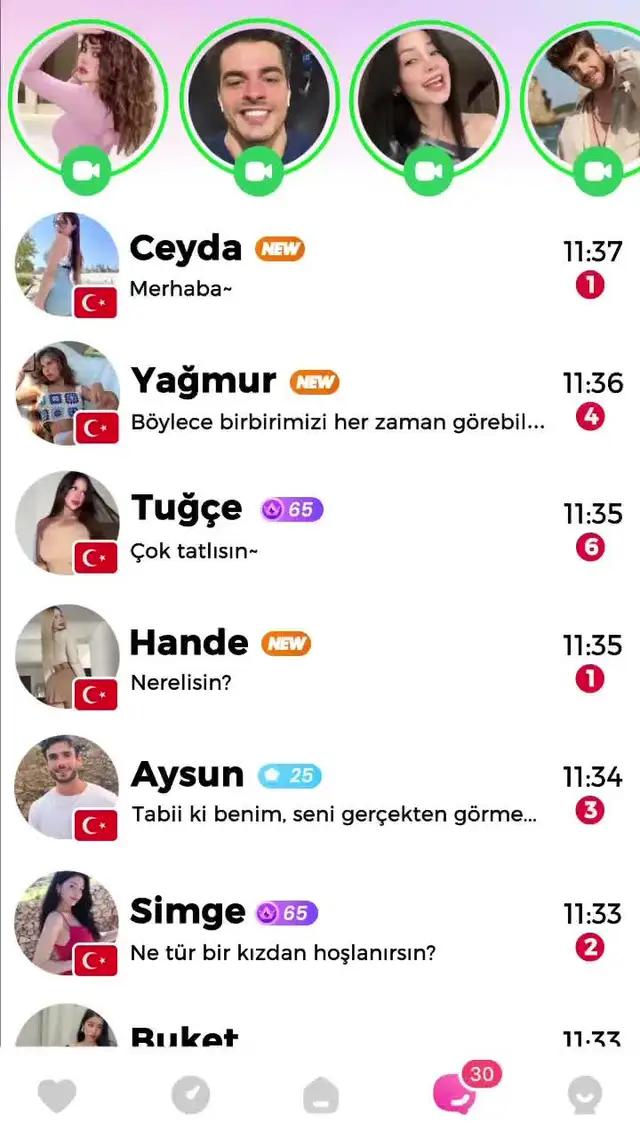 Canlı sohbetin keyfini çıkarın.