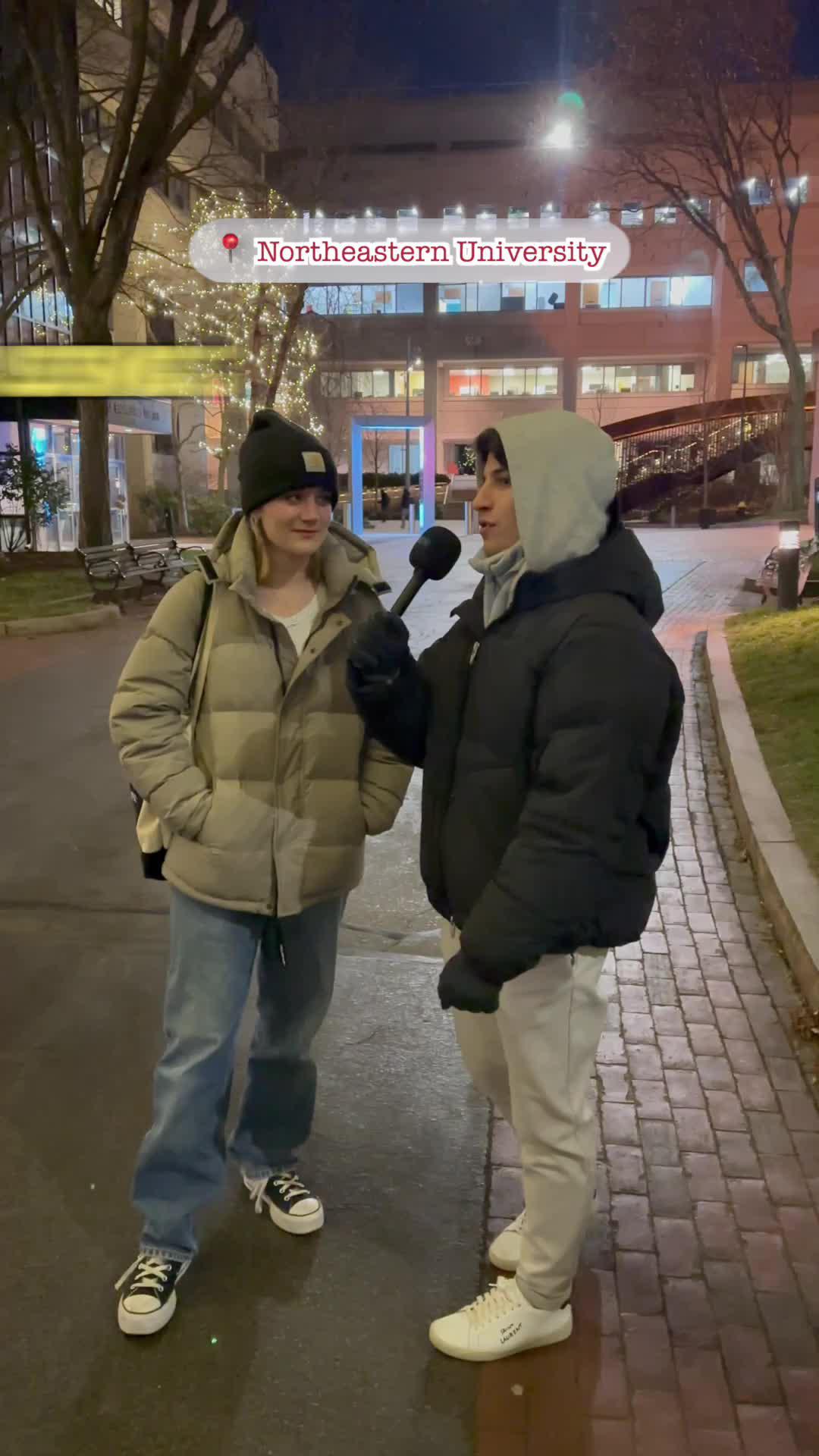 Asking Northeastern students if using AI is cheating 🤖#student #college #northeastern #northeasternuniversity #manonthestreet #streetinterview