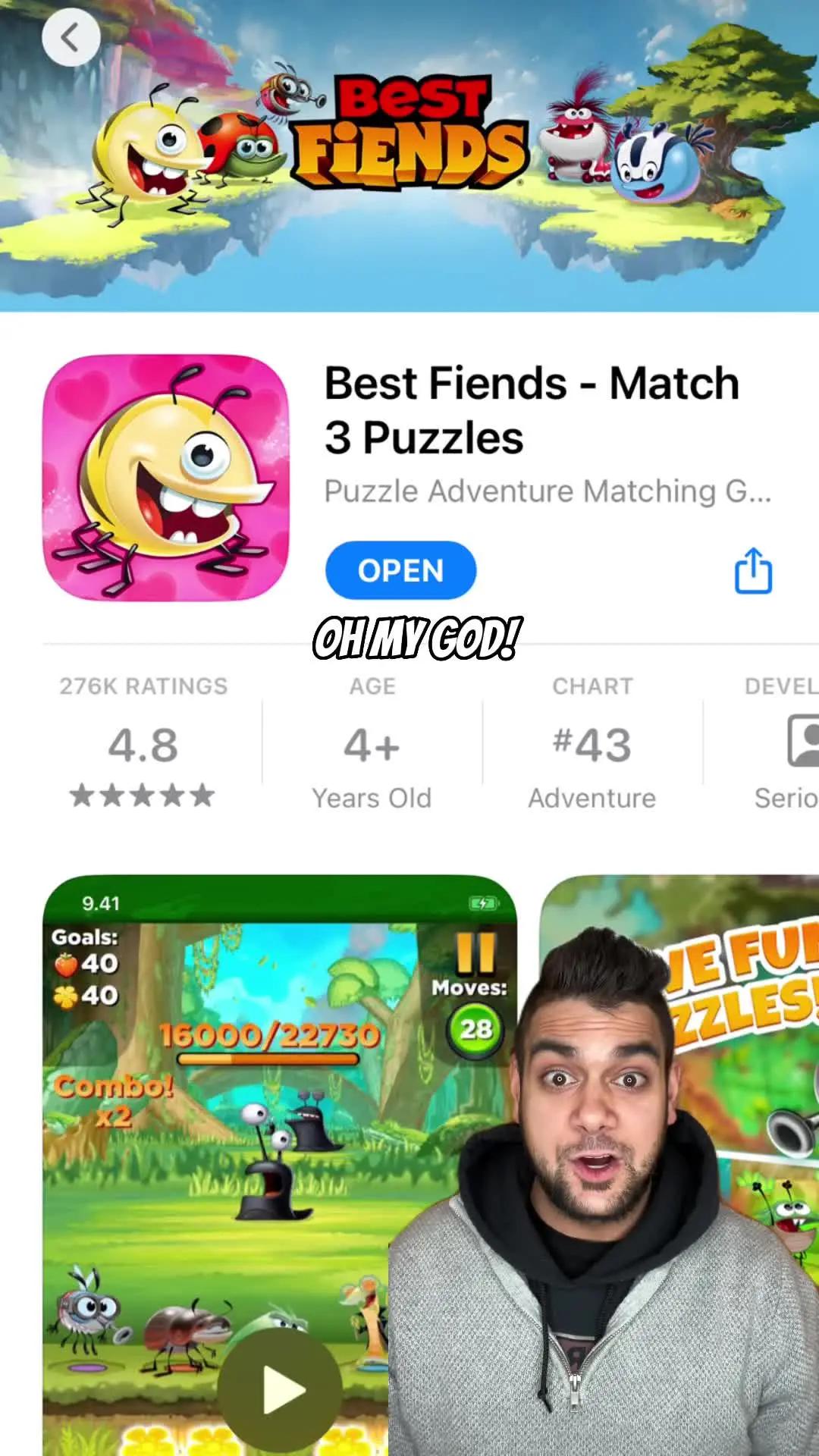 Sei der Held der Geschichte mit Best Fiends