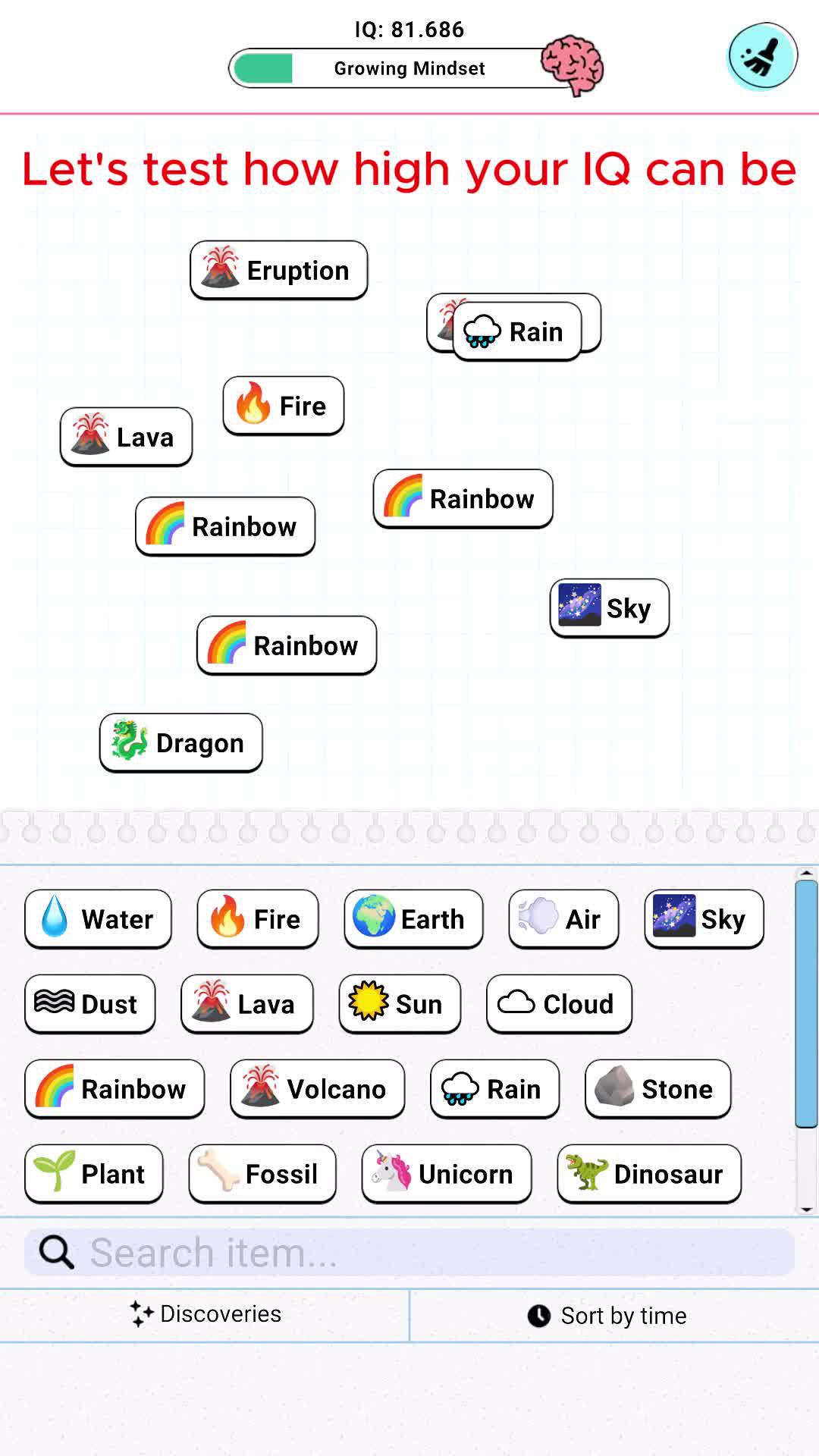 Test your IQ in Infinite Craft DIY