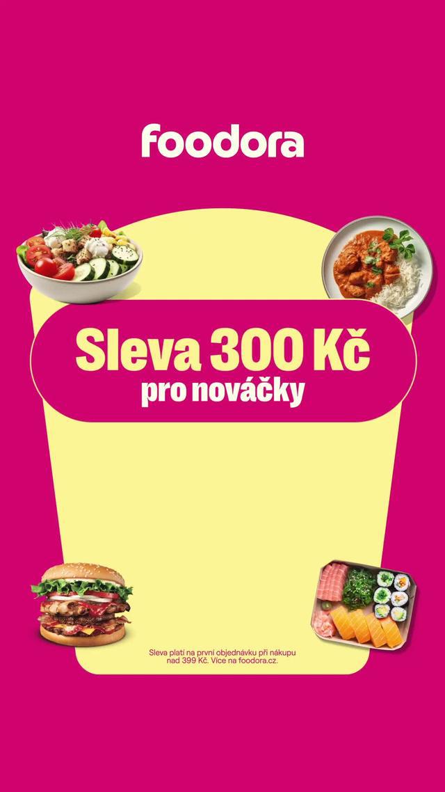 Sleva 300 Kč a doprava zdarma