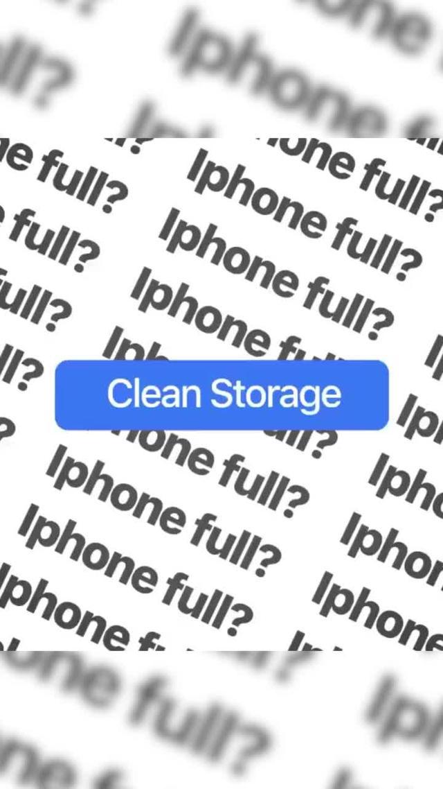 There's too much junk in your iphone!