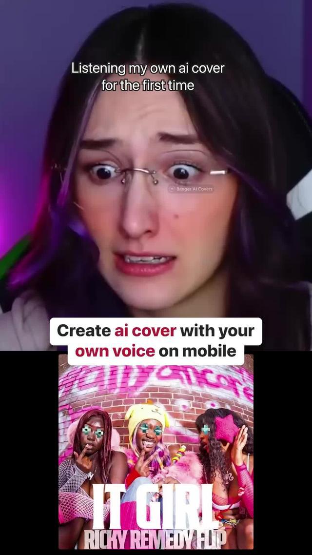 This app creates AI Cover Song try now!