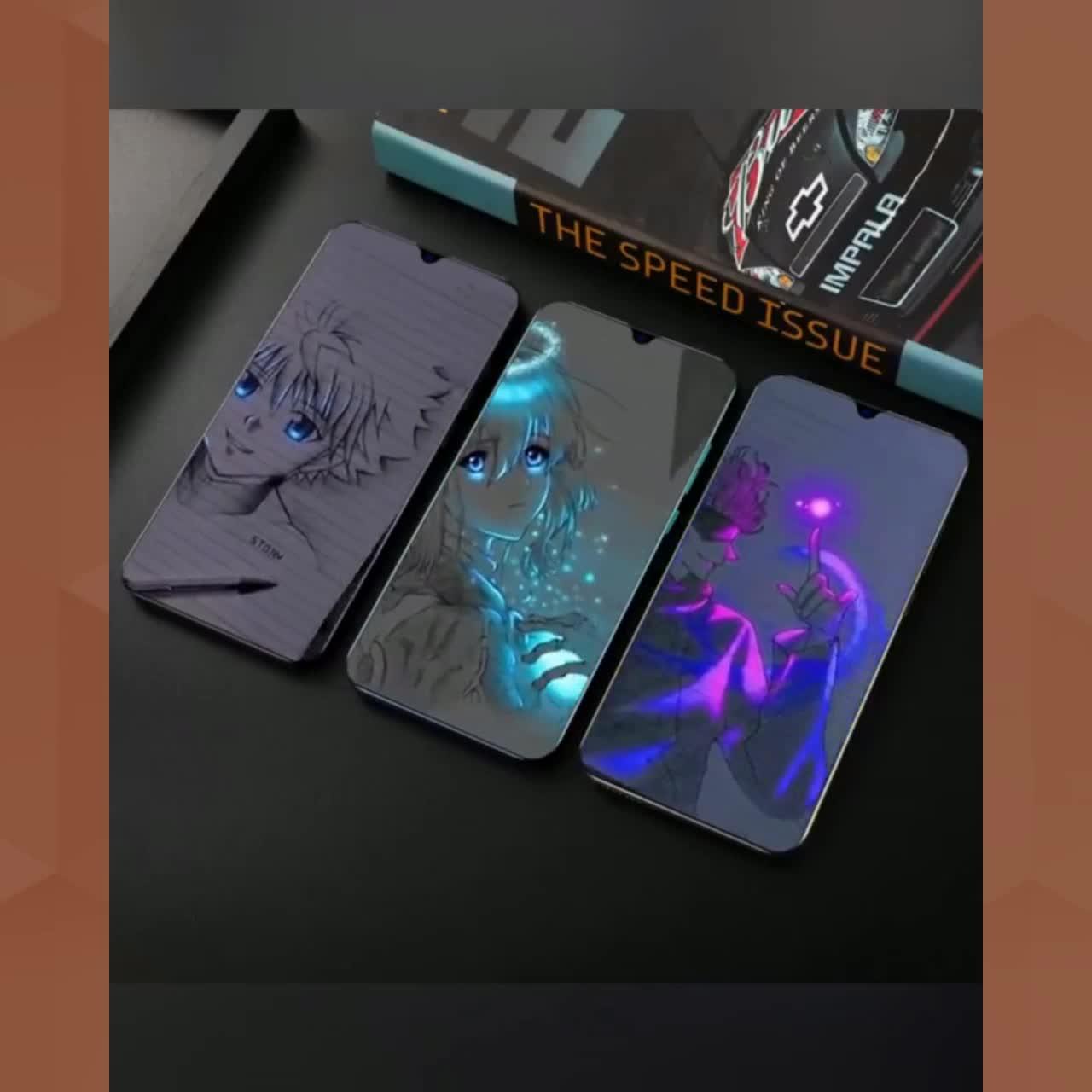 Color phone screen unique!