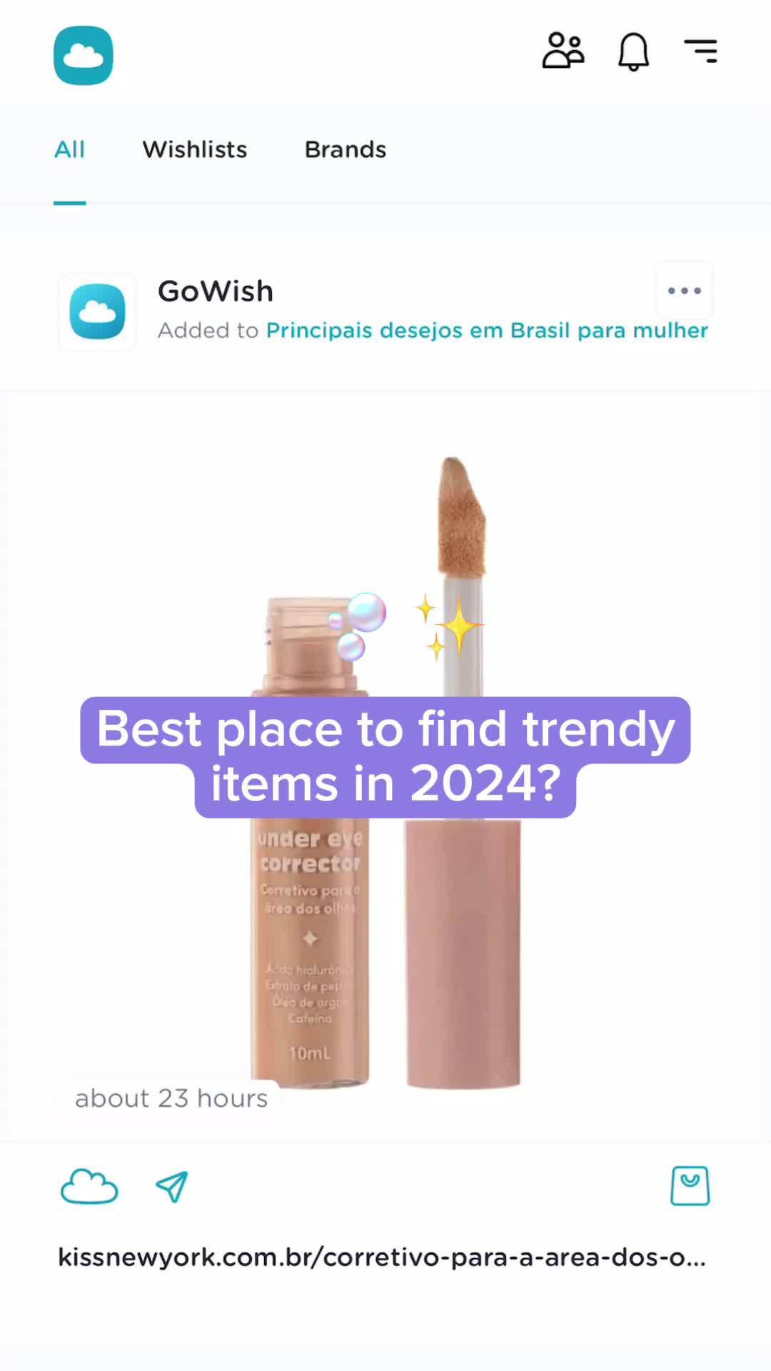 download GoWish today!☁️