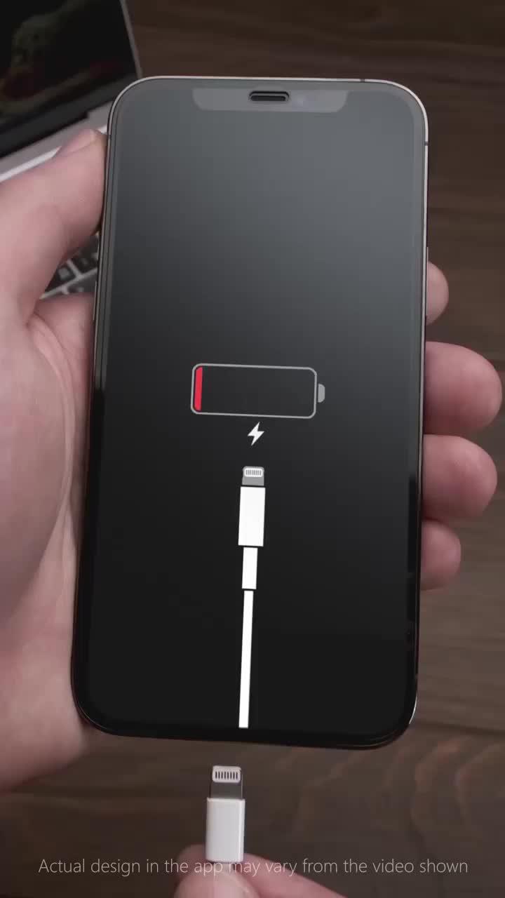 Beautiful charging lock screen wallpaper, really interesting