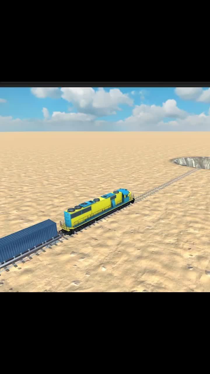 Train vs cars beamng