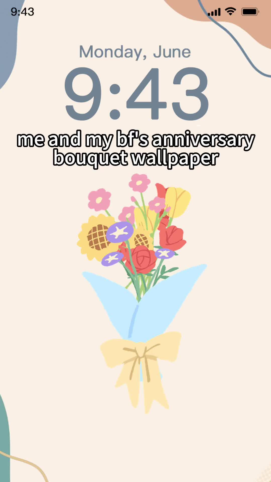anniversary bouquet wallpaper