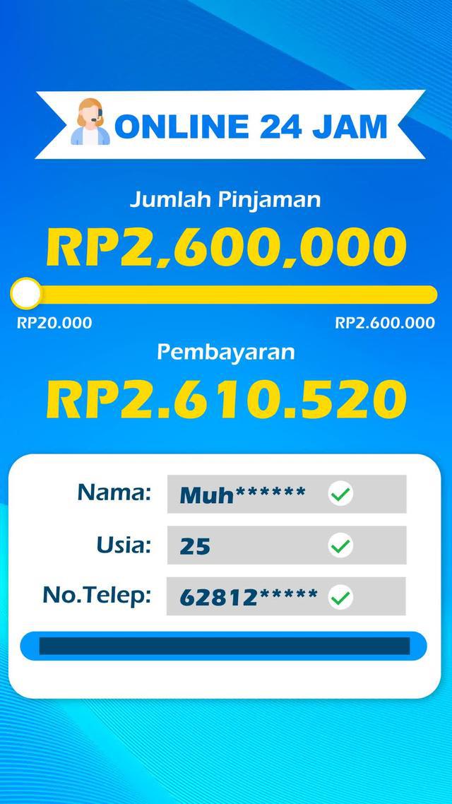 Dapatkan pinjaman hingga Rp10 juta