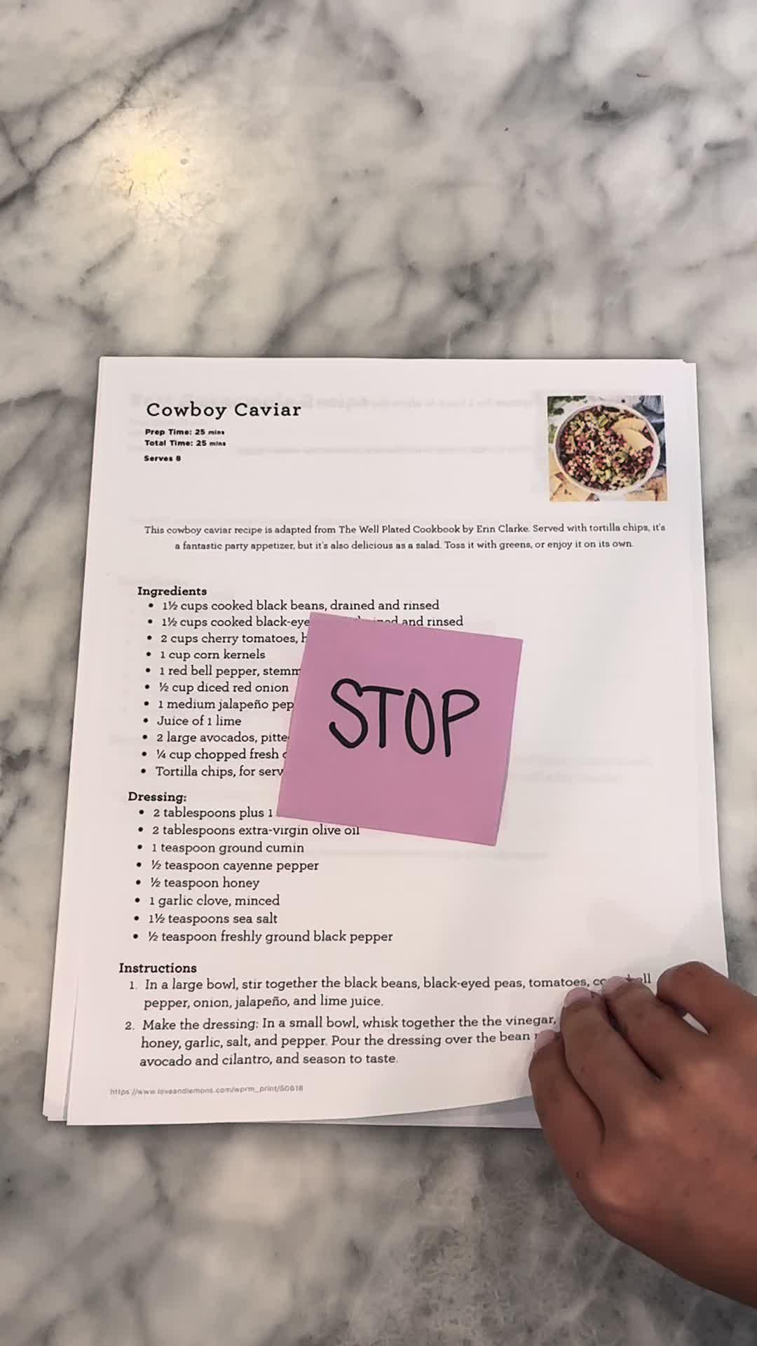 Download recipes in seconds