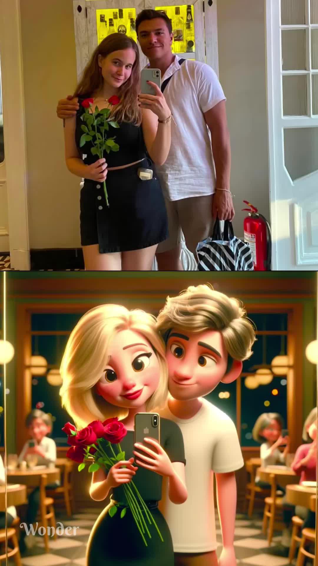 Turn yourself to Pixar character with Wonder!