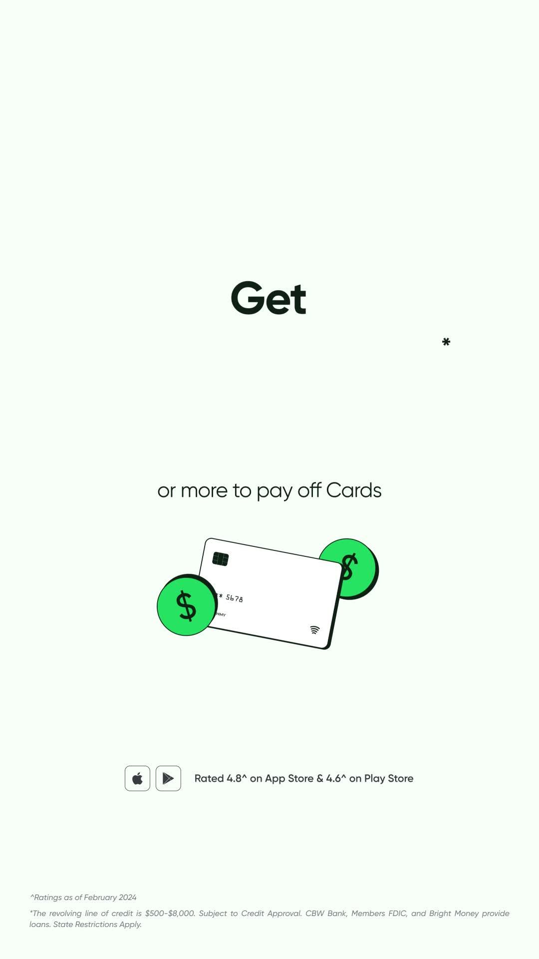 Get a Line of Credit up to $8k