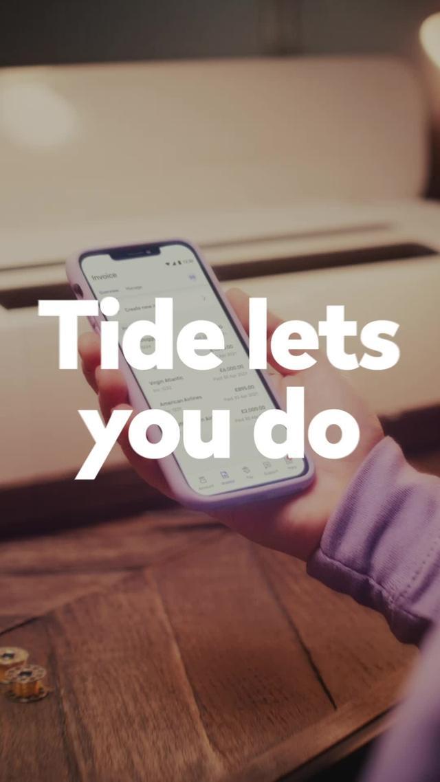Open a business bank account for FREE with Tide