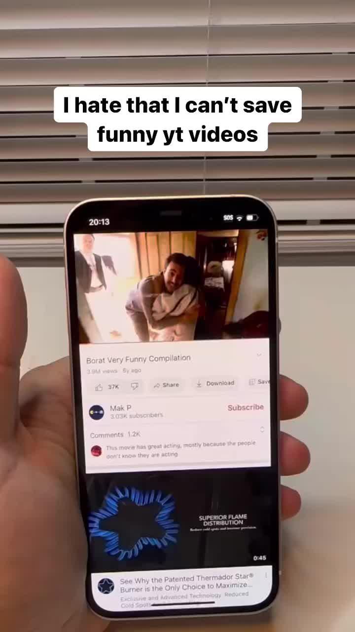 Save any video to your phone