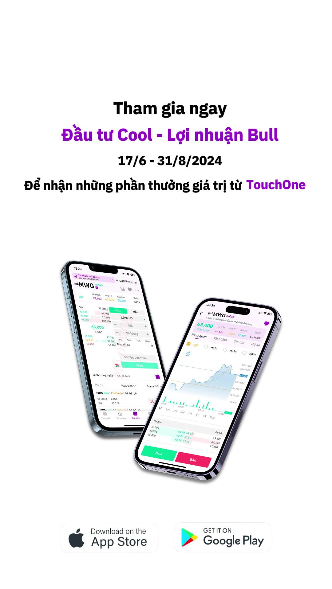 Hãy cùng đón chờ cho sự kiện sắp ra mắt cực hấp dẫn từ TouchOne ngay nào #TouchOne #dautuCoolloinhuanBull #chungkhoan