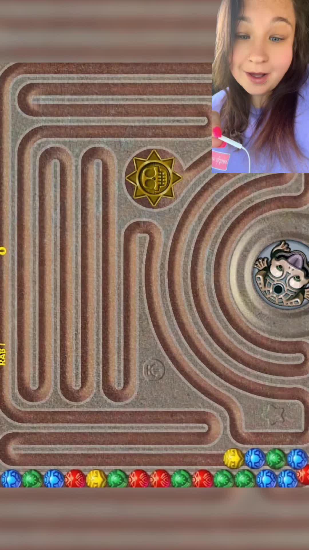 The game used to play called ZUMA is back！