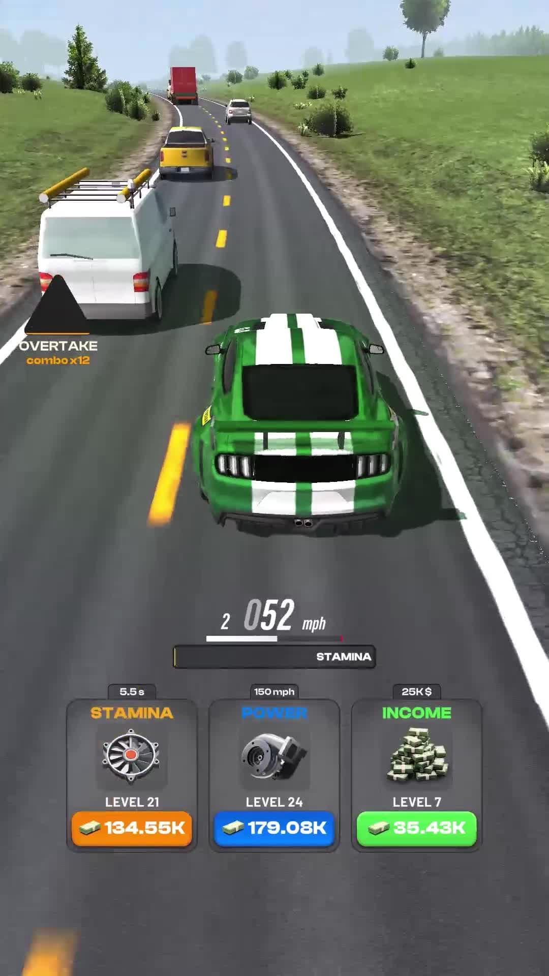 Nothing is better than overtake in the highway!
