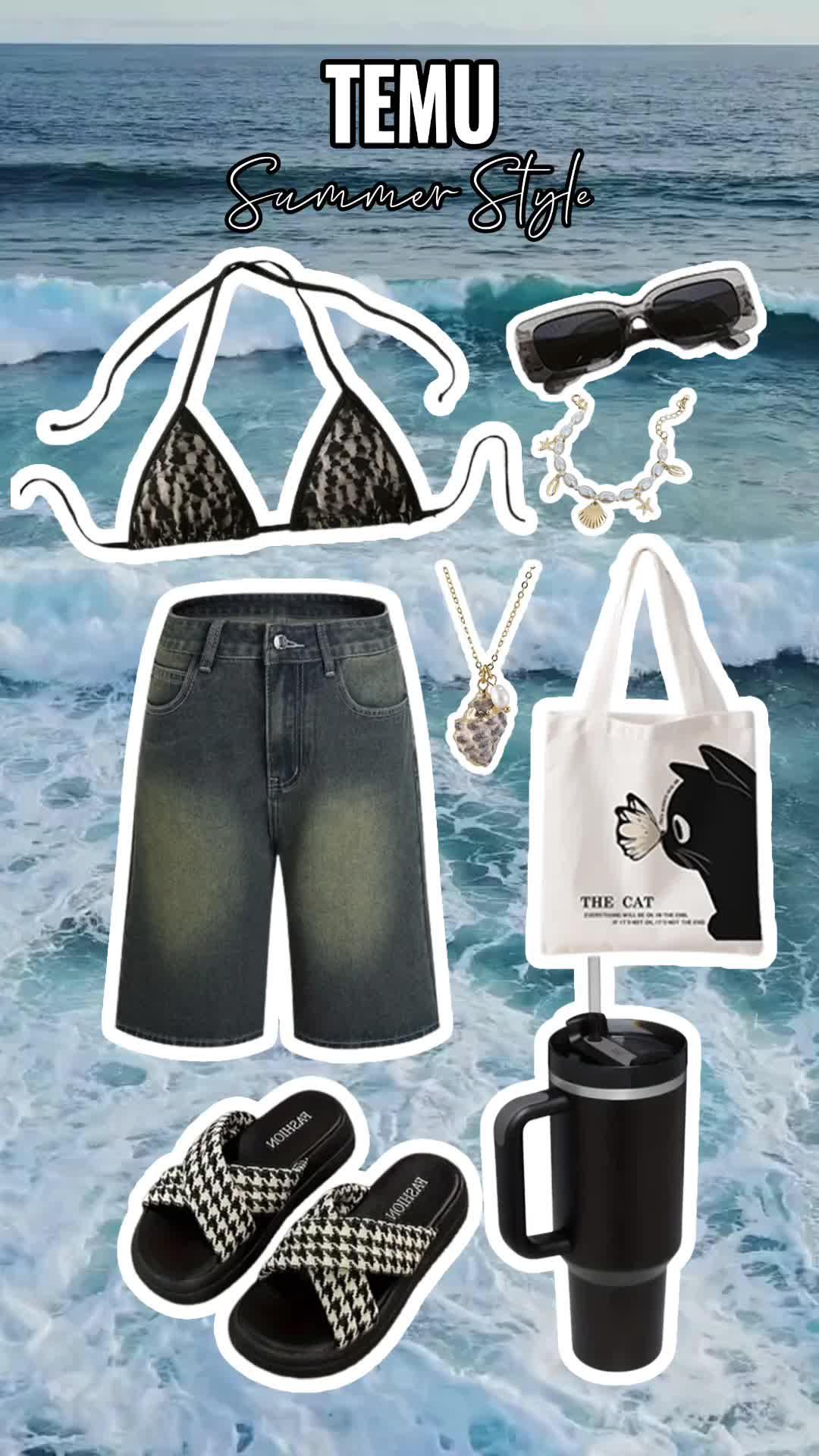 beach style inspo for this summer... 🌊👙🌴 #bikinis #summer #fashion #vacations #beachvibes