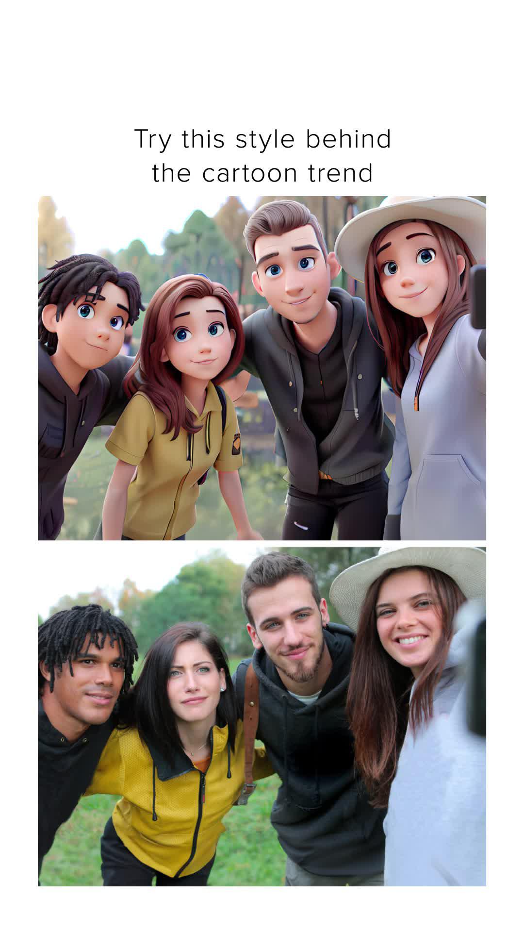 Exclusive AI effects in the OJI app