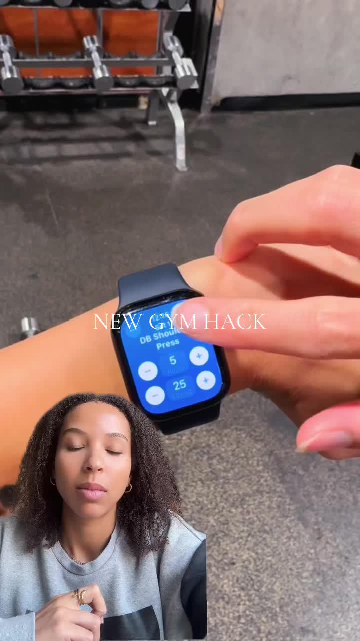 New gym hack!! Absolutely love using @TrainFitness during my workouts as it allows me to focus on exercising while tracking all of my gym metrics! The perfect workout assistant to reach your fitness goals available on your apple watch 🤍 #gymhack #trainfitness #fitnessjourney #workingout #exercisefitness #wellnesstips #newyearsresolution #greenscreenvideo