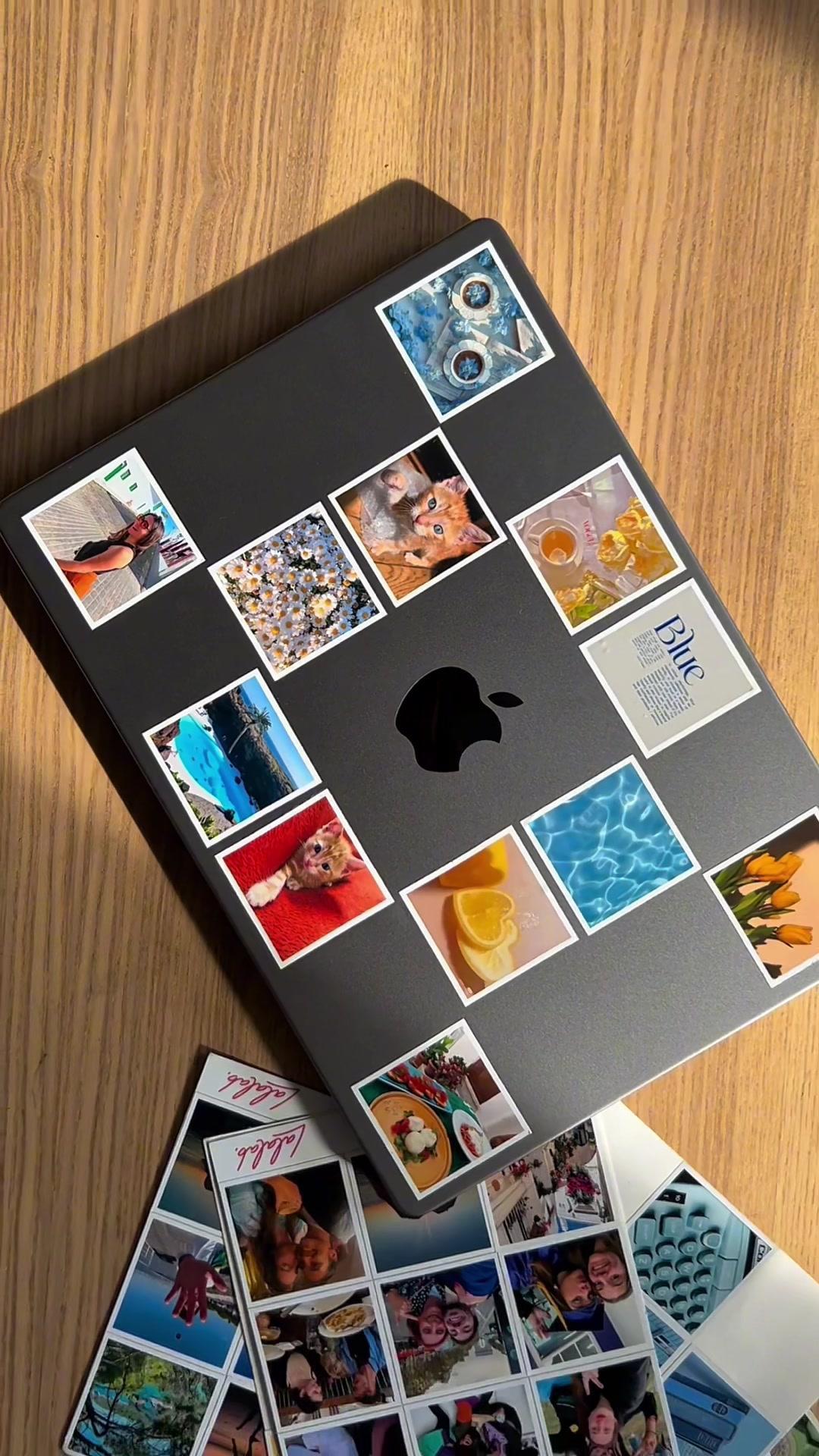 Mon ordi déjà prêt pour la rentrée, merci les stickers Lalalab 🫶🌆 #stickers #lalalab #diy #decorer #décoration #custom