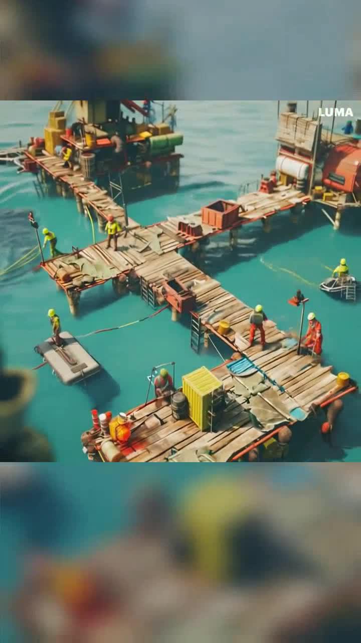 The game starts with one man & one boat. How long can you survive?