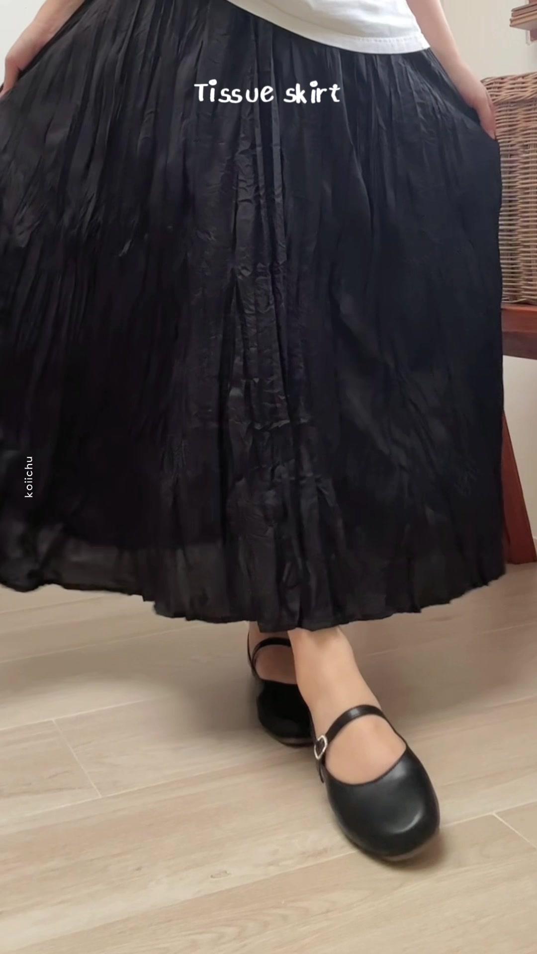 กระโปรงเรียกเพื่อน #กระโปรงทิชชู่ ใส่ง่าย แต่งตัวง่าย พกง่ายเพราะไม่ต้องรีด เริ่ด พิกัดหน้าbio #tiktoklooks #คลาสแฟชั่น #ootd #outfit #GRWM