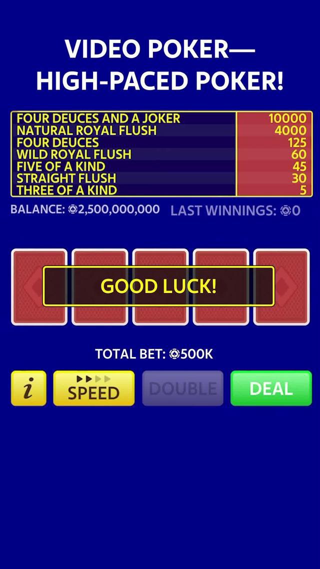 The leading video poker game