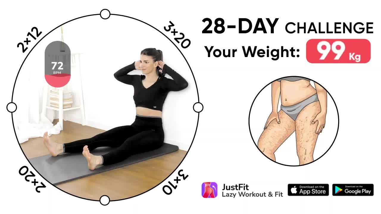 7-day Fitness Challenge! NO JUMPING, NO PAIN!
