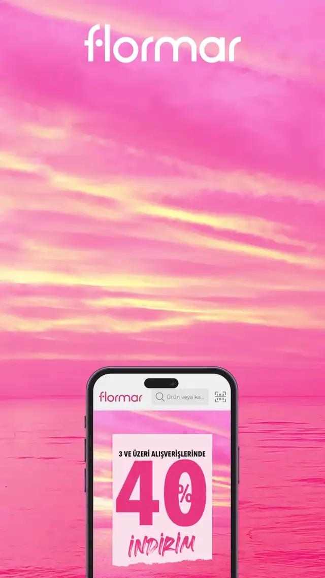 Flormar 3 ve Üzeri Alışverişlerde %40 İndirim Başladı. İndirimden Faydalanmak için Şimdi İndir.