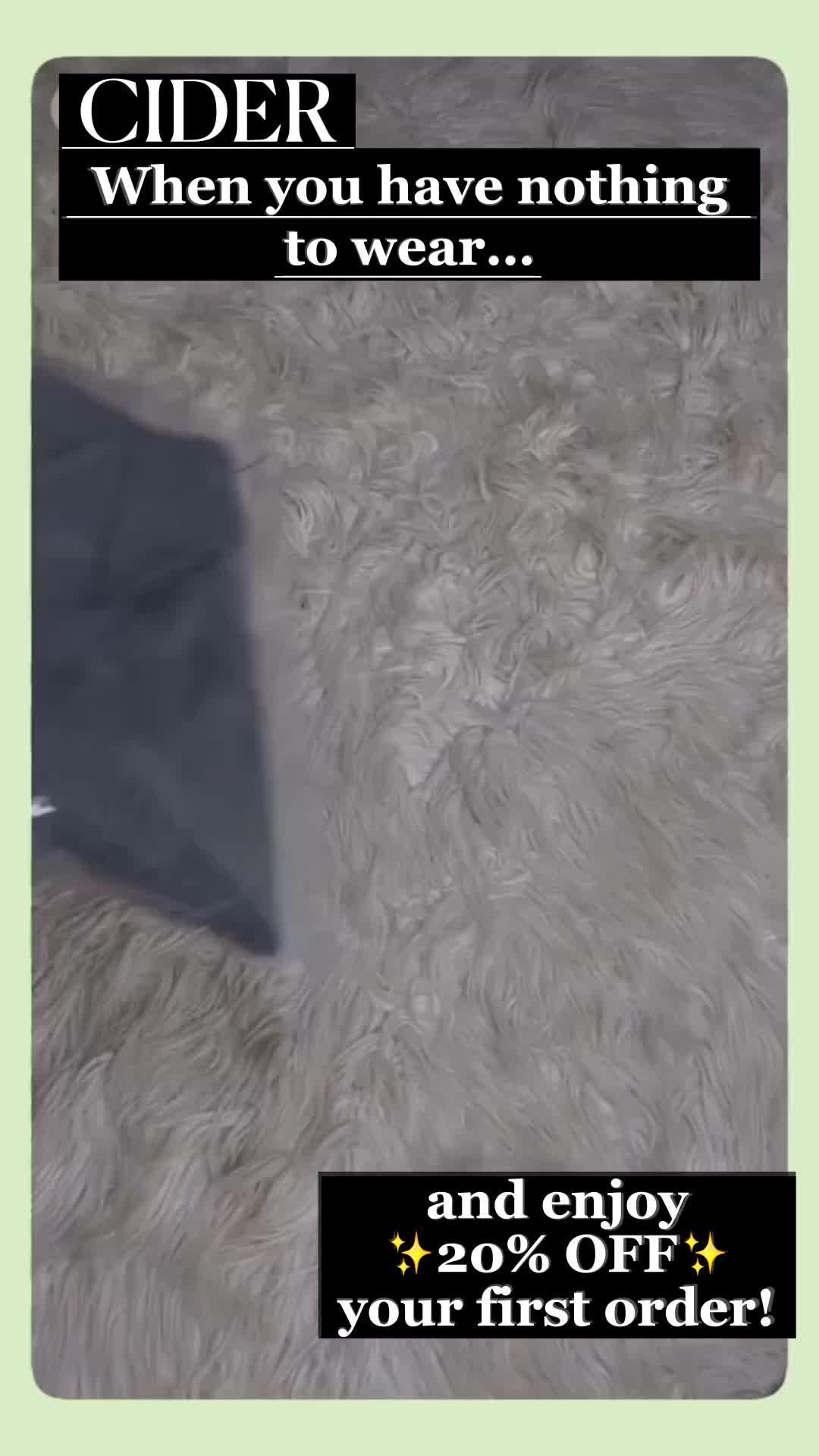 Explore the CUTEST looks on the Cider app！