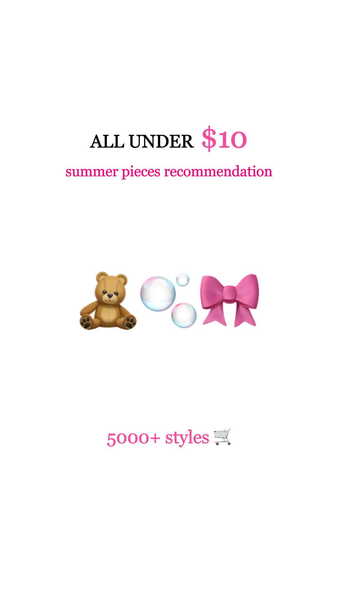 Summer Warm-Up Sale, All Under €10