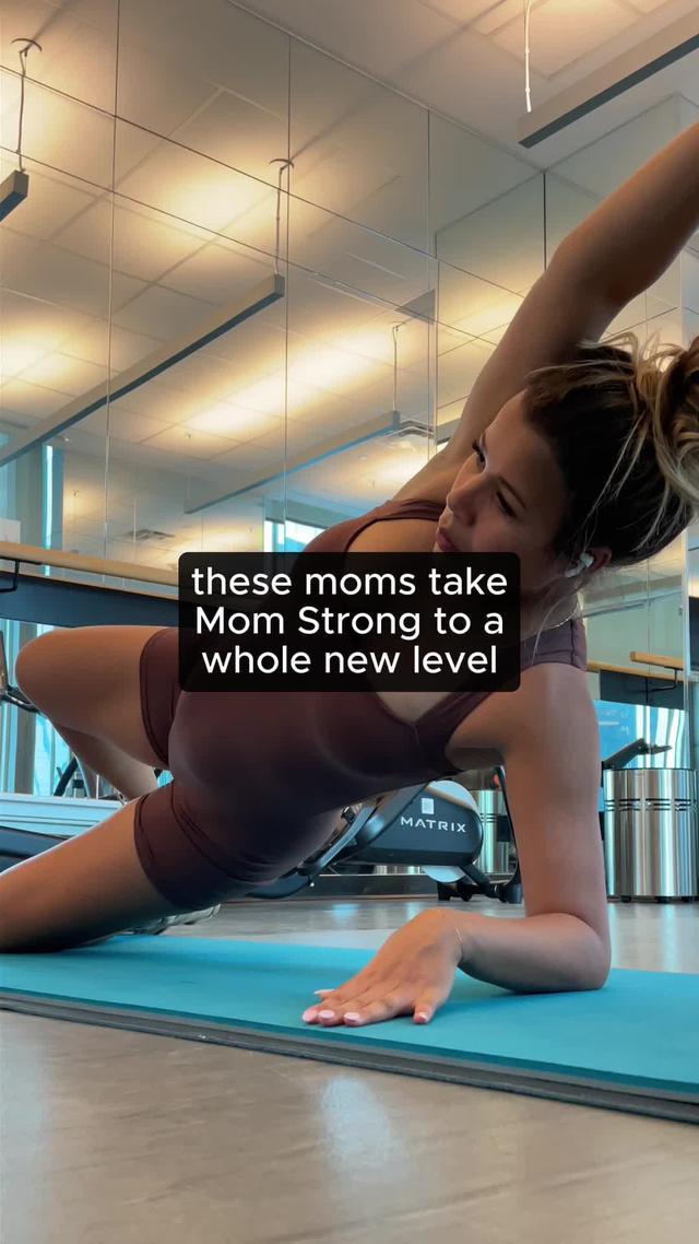 I asked you momma's what are some of the craziest things you have done while pregnant and these answers blew me away 😻  Recently I was reflecting on how different my second pregnancy was incomparison to my first and 2 things really stuck out to me... 1) I was so patient with myself this pregnancy and gave myself so much grace  2) Physically I felt so good, this time around I did a combination of strength + pilates workouts and it really changed everything for me, no hip pain or low back pain!!  In fact I felt so inspired by the positive physical changes I was experiencing I created the Mom Strong program.  I made this program 13-weeks long so you can follow it for the rest of the year, its a combination of my favorite style of training currently (pilates + strength) and you can do the workouts at home with little to no equipment. Before you say, ""oh no I am not a mom so I can't do this"" I made this program so that you don't have to be a mom to do it! There are 3 different levels of difficulty so you can choose which one suits you.  Are you going to join me in the Mom Strong series?! Start today and get up to 40% off! 🤎 #momstrong #growwithjoapp #workoutprogram #workoutformoms #fitnessformoms #athomeworkouts #homeworkouts