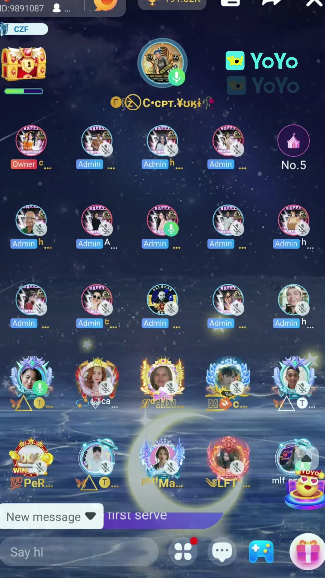 Apl sembang suara langsung yang hebat