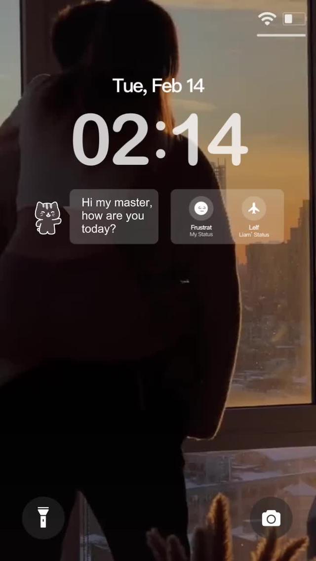 Raise a pet on lock screen!