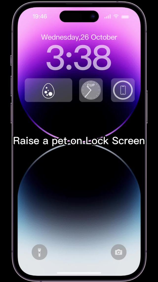 Raise a pet on lock screen!