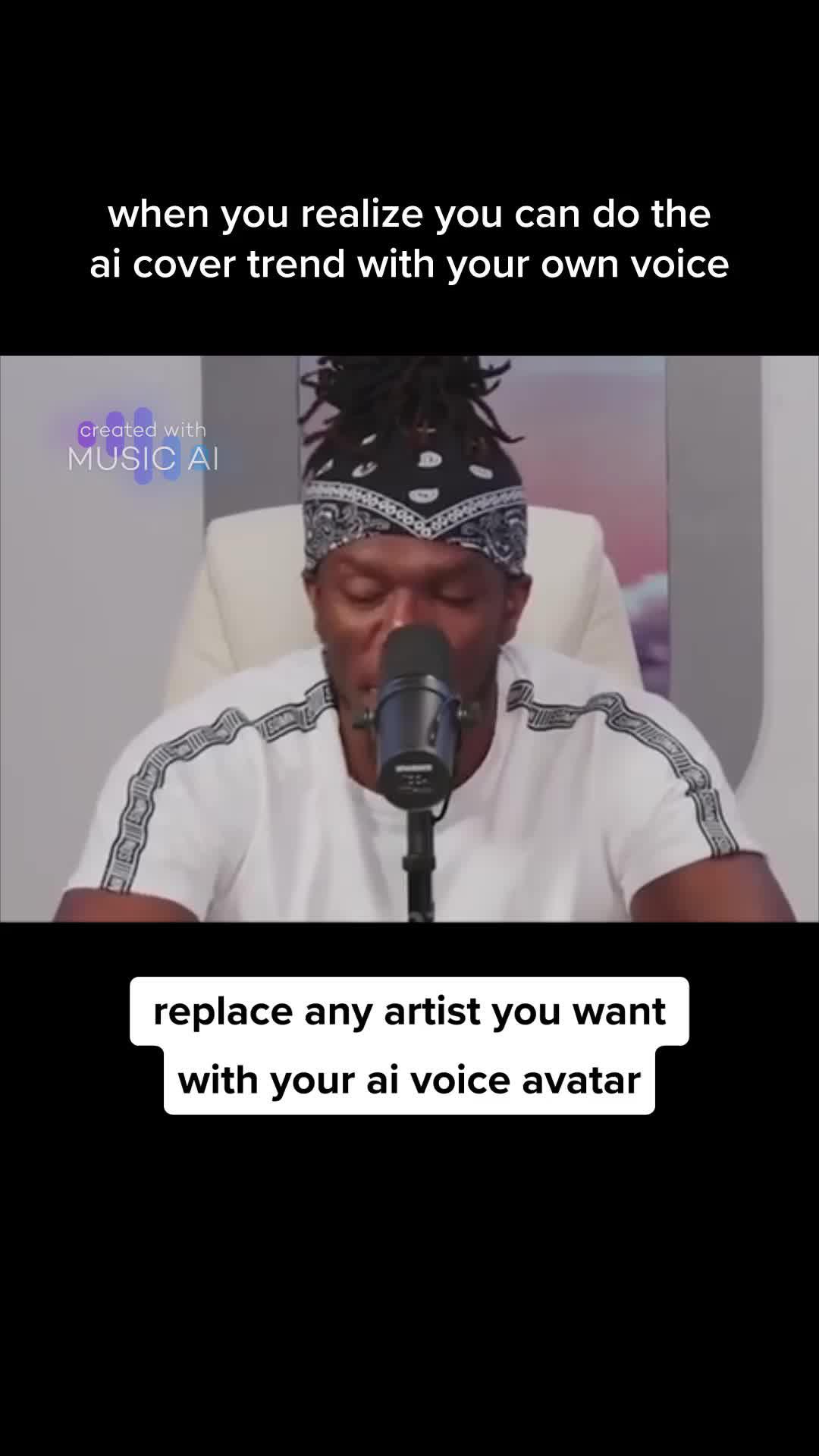 Create AI covers with your own voice on mobile