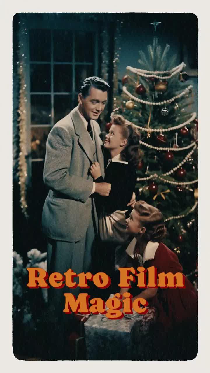 Retro film filter making your images as shocking as in a movie theater.