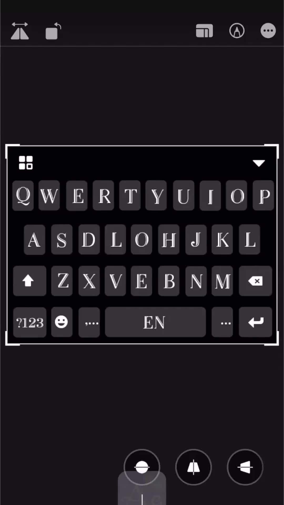 Enjoy a fully customizable keyboard