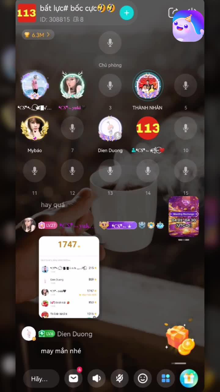 Phòng chat thoại 24 giờ