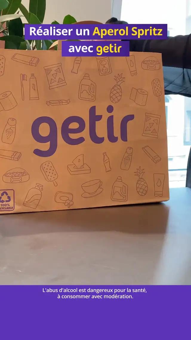 Découvrez la recette de l'Aperol Spritz avec Getir !