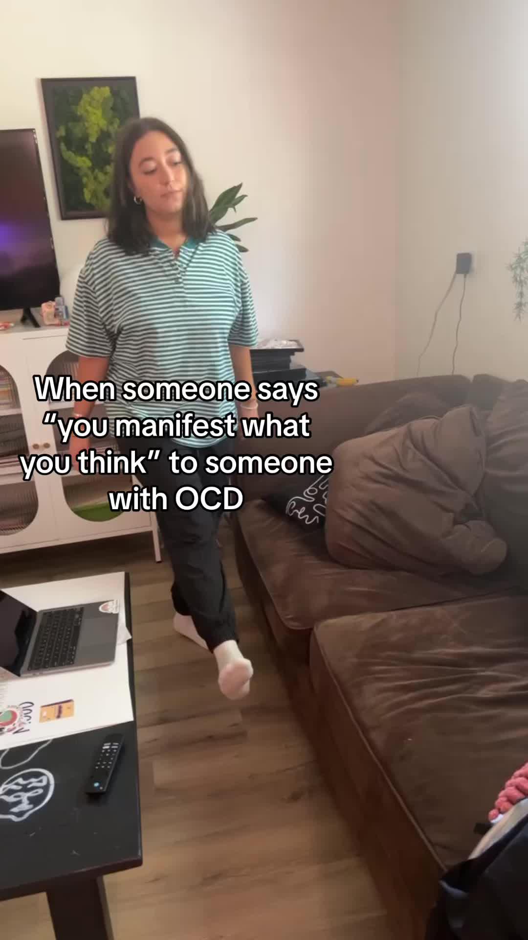 Manifestation refers to the idea that visualization or repetitive thinking (such as  affirmations) can help create a reality in which they exist.  So what does this mean for individuals with repetitive intrusive thoughts such as those who have OCD? Are they manifesting them by repetitively thinking about them?  Let’s talk about “Thought-Action Fusion”. People who experience Thought-Action Fusion feel that just thinking something makes it more likely to occur or that thinking something bad is just as immoral as having done it. It is a symptom where we equate the things we think to reality. This is a cognitive distortion that individuals with OCD and numerous other mental illnesses can experience. In response to this symptom, people with OCD can get stuck doing compulsions like: - replacing “negative” thoughts with “positive” ones - blocking intrusive thoughts for fear of manifesting them - blocking positive thoughts for fear of “jinxing” them and ruining their likelihood - repeating affirmations to get rid of distress or reduce uncertainty It’s typically advised for patients to have OCD to step back from manifestation for a time. Then if they want to incorporate it later on- they can do so with a healthier focus on actions  Want to hear more about the differences/similarities? Curious to hear my thoughts on the movement as someone on the other side of OCD recovery? Ask your questions below and I’ll try to cover it in a part 2! -Tia  If you or a loved one suspects they may have OCD, @treatmyocd is a wonderful resource. They offer free 15 minute calls and can set you up with a therapist who specializes in OCD and it’s treatment.  #manifestation #lawofattractionquotes #OCD #mentalwellness #positivity #wellnessblogger