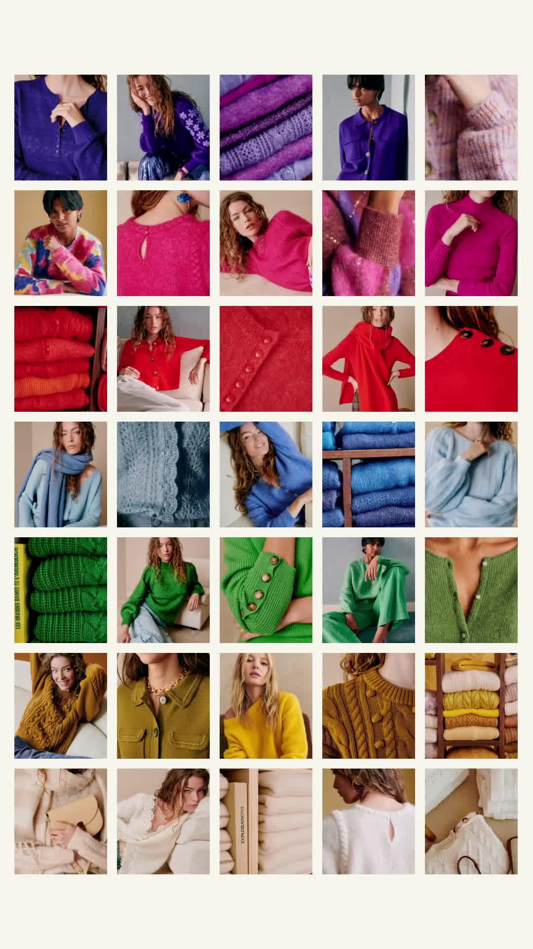 The Ten-year knitwear collection is here!Immerse yourself in our new line of signature knitwear.