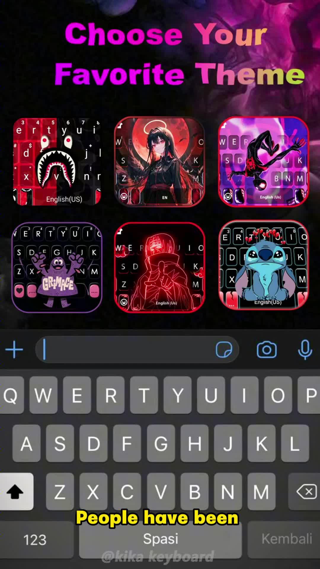 Set exclusive  keyboard& themes for your Phone