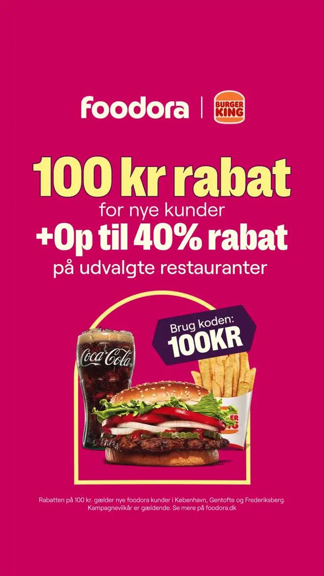 Spar 100 kr og få op til 40% fra byens bedste restauranter.