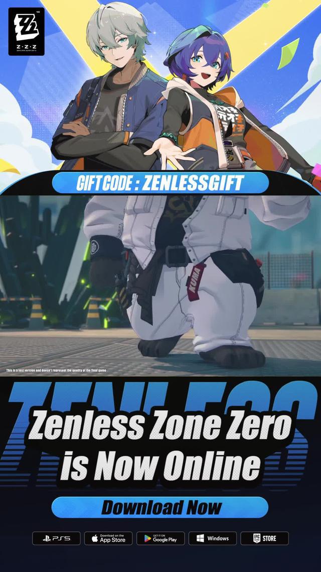 Download Zenless Zone Zero and begin your action adventure!